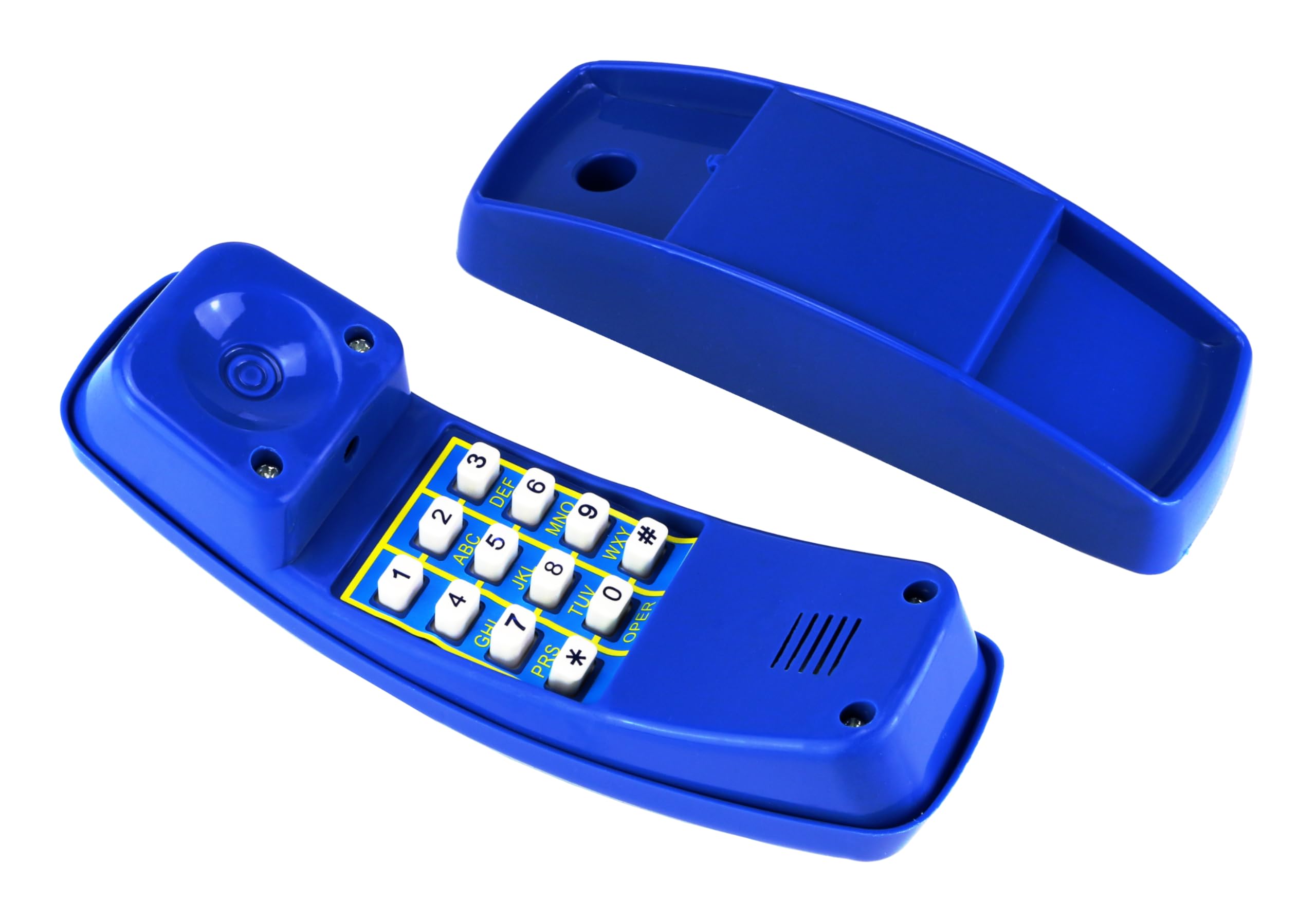 Anschütz Mega Spielturm Zubehör Set Handgriffe Fernrohr Steuerrad Telefon (BLAU)
