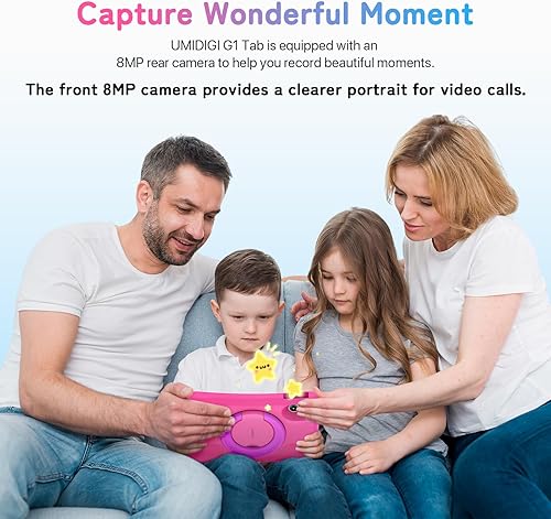 Miniatura 6 de UMIDIGI Tableta para niños, tableta G1 Tab Android 13, tableta de 10.1 pulgadas para niños, 8G+64G hasta 1 TB, WiFi 6, cámara dual de 8 MP+8 MP,