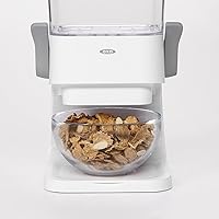 Vista 9 de OXO Good Grips Dispensador de cereales para encimera, transparente/blanco (paquete de 2)