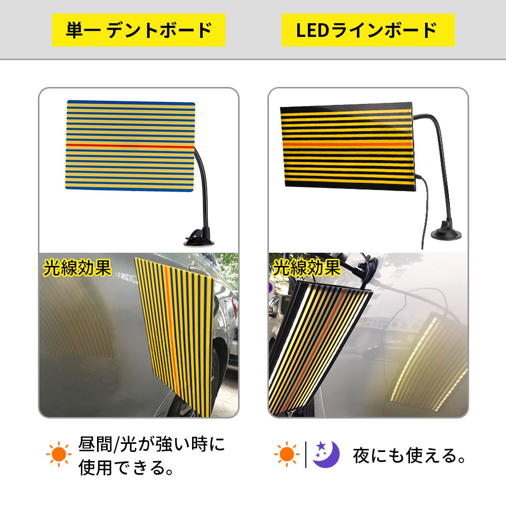 デントリペアーツール　リフレクーラインボード Amazon | デントリペアツールラインボードリフレクターボード3ギア調整