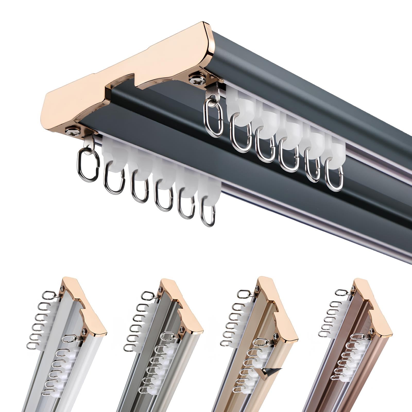 Rail de plafond à double rangée pour séparateur de pièce de salon