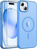 Vista 85 de FNTCASE - Funda para iPhone 15, iPhone 14 y iPhone 13, magnética, translúcida, fina y antigolpes, protección de grado militar, resistente a caídas