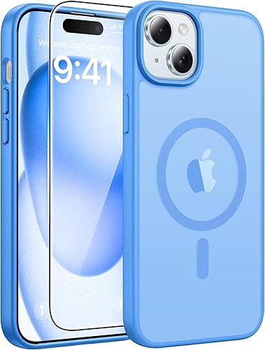 Miniatura 86 de FNTCASE Funda para iPhone Air: [Compatible con Magsafe] Fundas translúcidas mate con [protección completa de la cámara] [protector de pantalla]