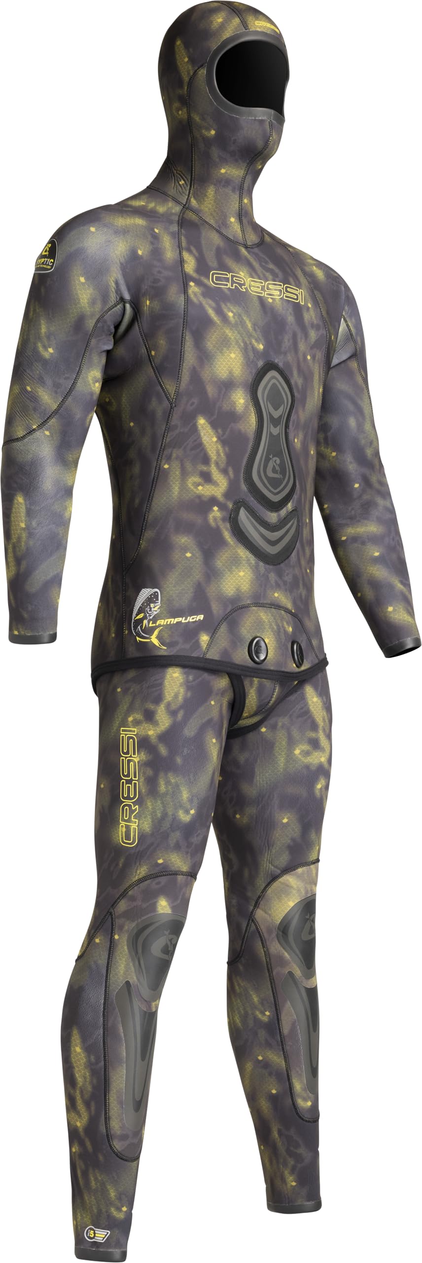 Cressi LAMPUGA MAN 2-PIECE WETSUIT CAMOU 5mm L/4
