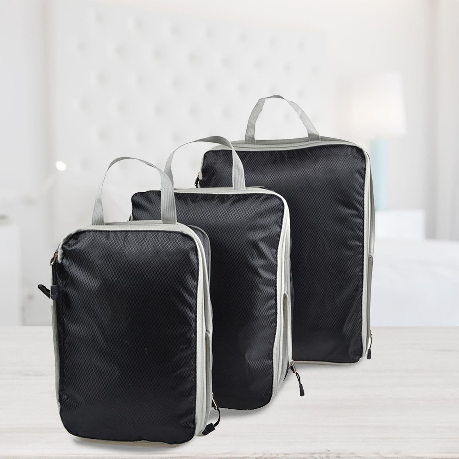 Roll-Kompressionsbeutel Für Reisen - Spare 80% Platz Im Koffer Ohne Pumpe!