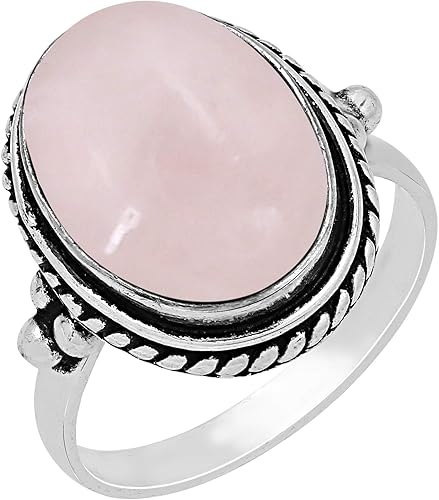 Anillos de piedra natural para mujer anillos solitarios ovalados de 0472 x 0630in para mujer 1 anillo de piedra para mujer tamaño de anillo 5-12