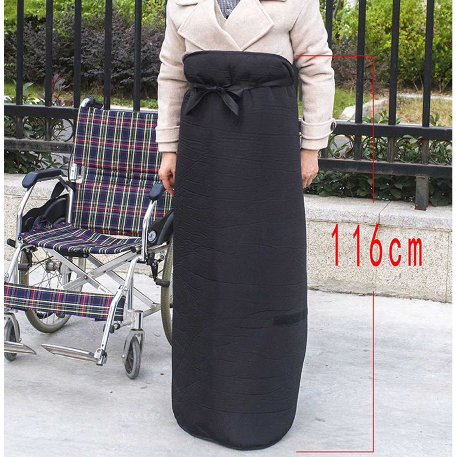 Manta térmica para Silla de Ruedas, Resistente al Viento, para la Parte Inferior del Cuerpo, de Invierno, con Escudo térmico Grueso, Accesorios para sillas de Ruedas.