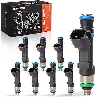 A-Premium Set of 8 Fuel Injectors Compatible with Ford Crown Victoria 2006-2011 & Lincoln Town Car 2006-2011 & Mercury Grand Marquis 2006-2011, 4.6L, Replace# 0280158089