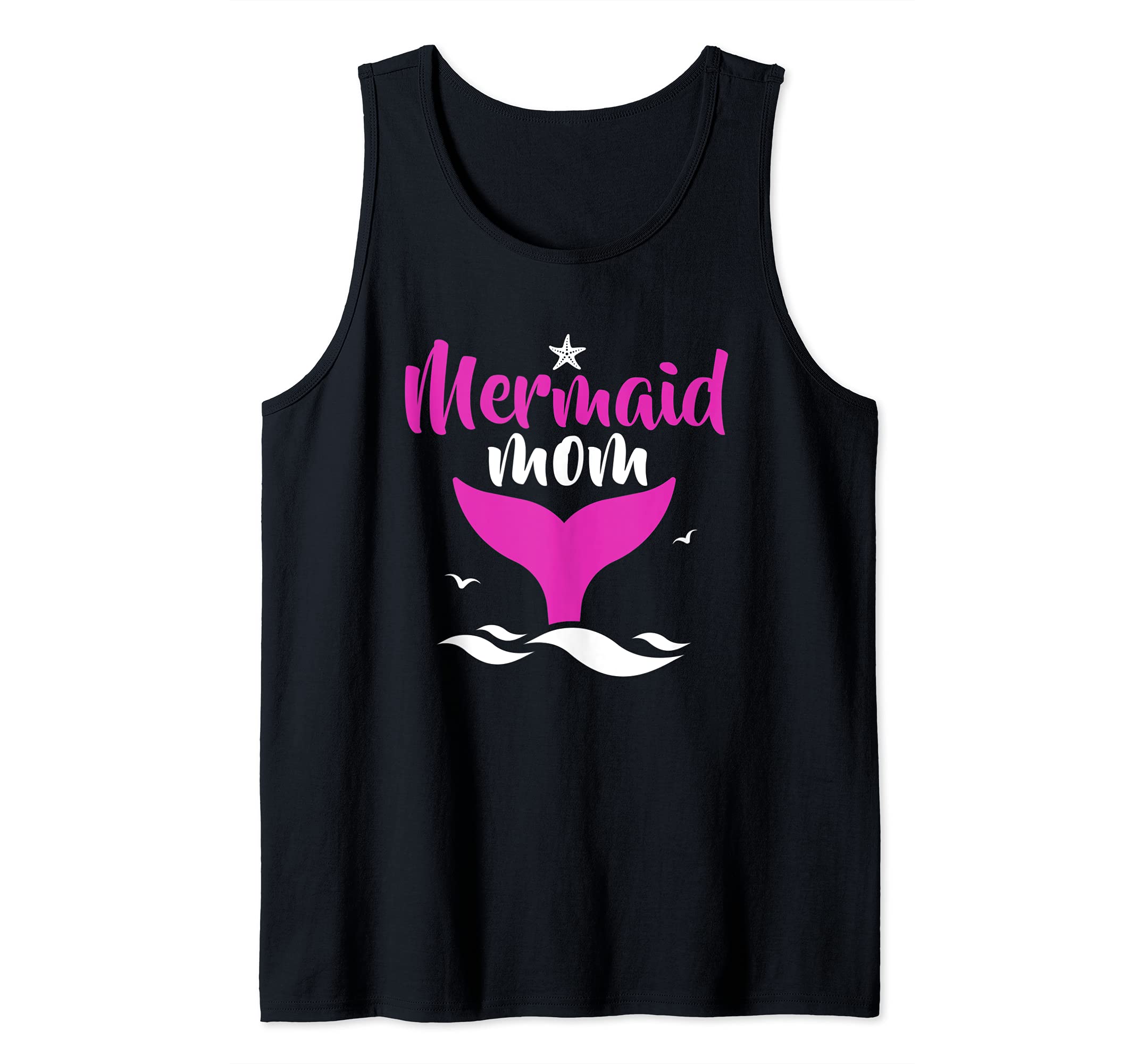Mermaid Mom Beach Summer Tank Top