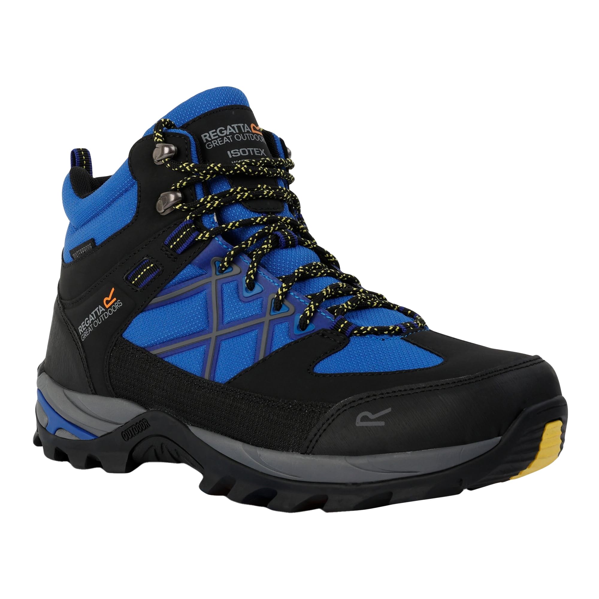 Regatta Mens Samaris III Boot Walking Boots with Superior Grip Performance Threads & TECFOAM Insock, Waterproof & Breathable - Perfect for Outdoor, Hiking, Climbing & Mountaineering