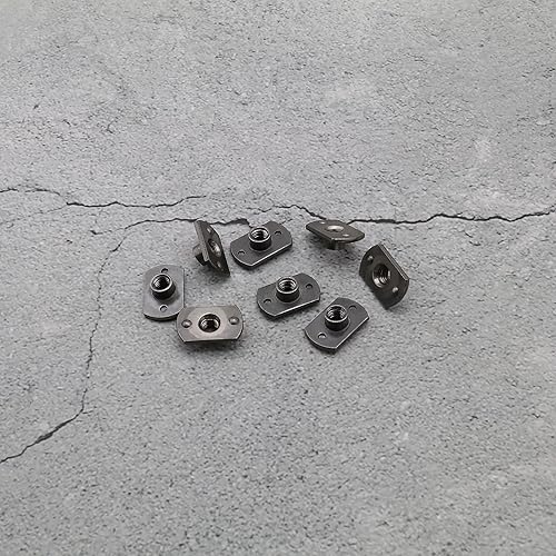 Miniatura 7 de Create idea Tuercas de soldadura M6 Tab Base UNC Máquina de acero al carbono Tornillo en forma de T 2 Proyección para muebles Vehículos Caster y