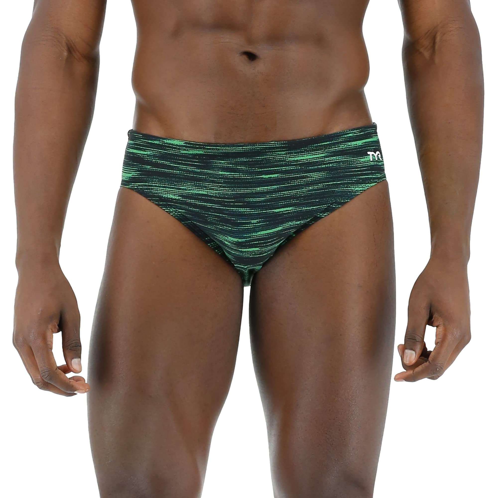 TYR Men's Durafast Elite Racer Brief Swimsuit Swim