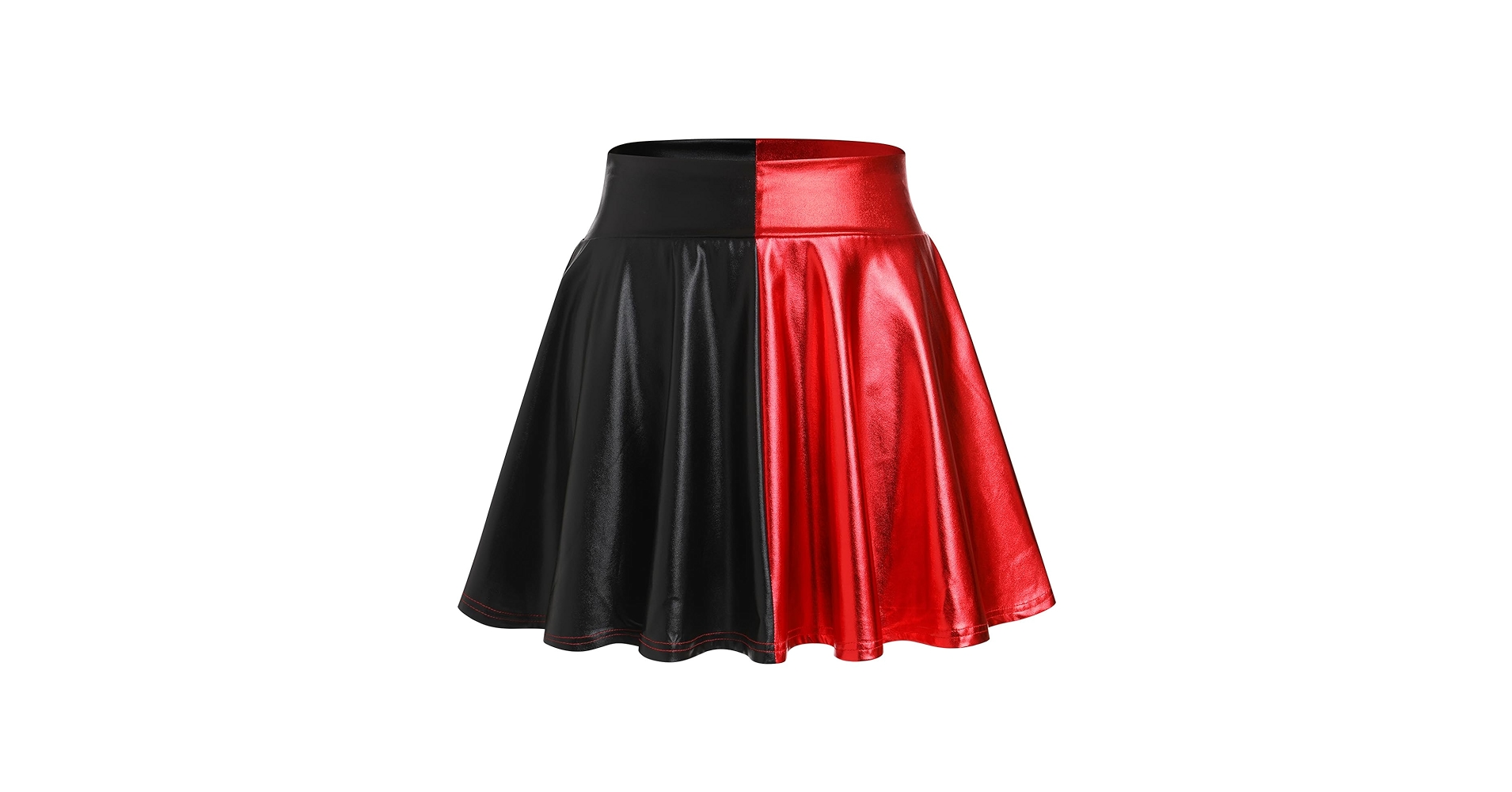 Amazon.com: IMEKIS Adult: Metallic Skirt Red and Black