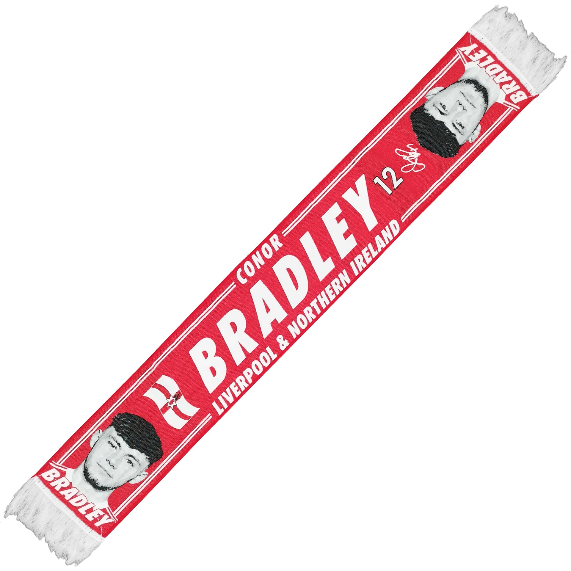 Partisan Red Bradley Liverpool Themed Scarf Hd