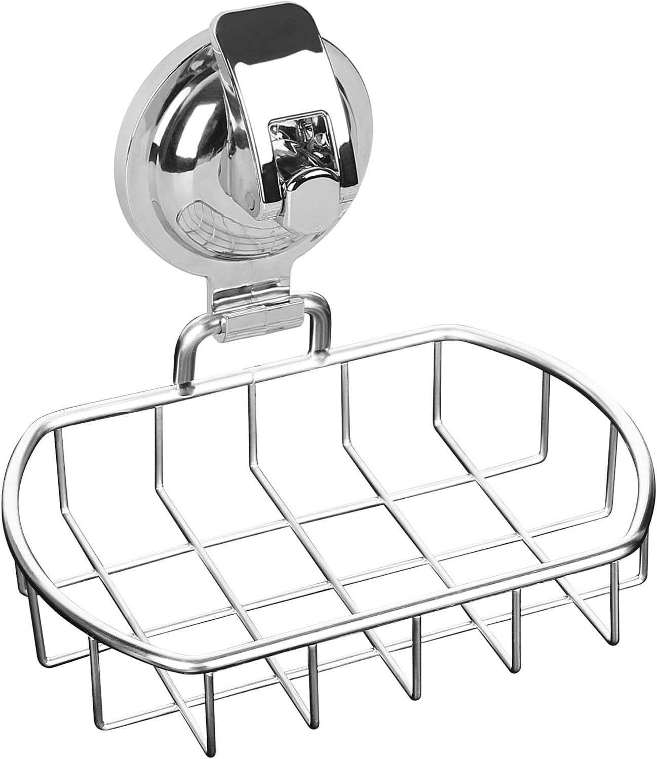 Anwenk Soap Dish Stainless Steel Vacuum Suction Cup Soap
