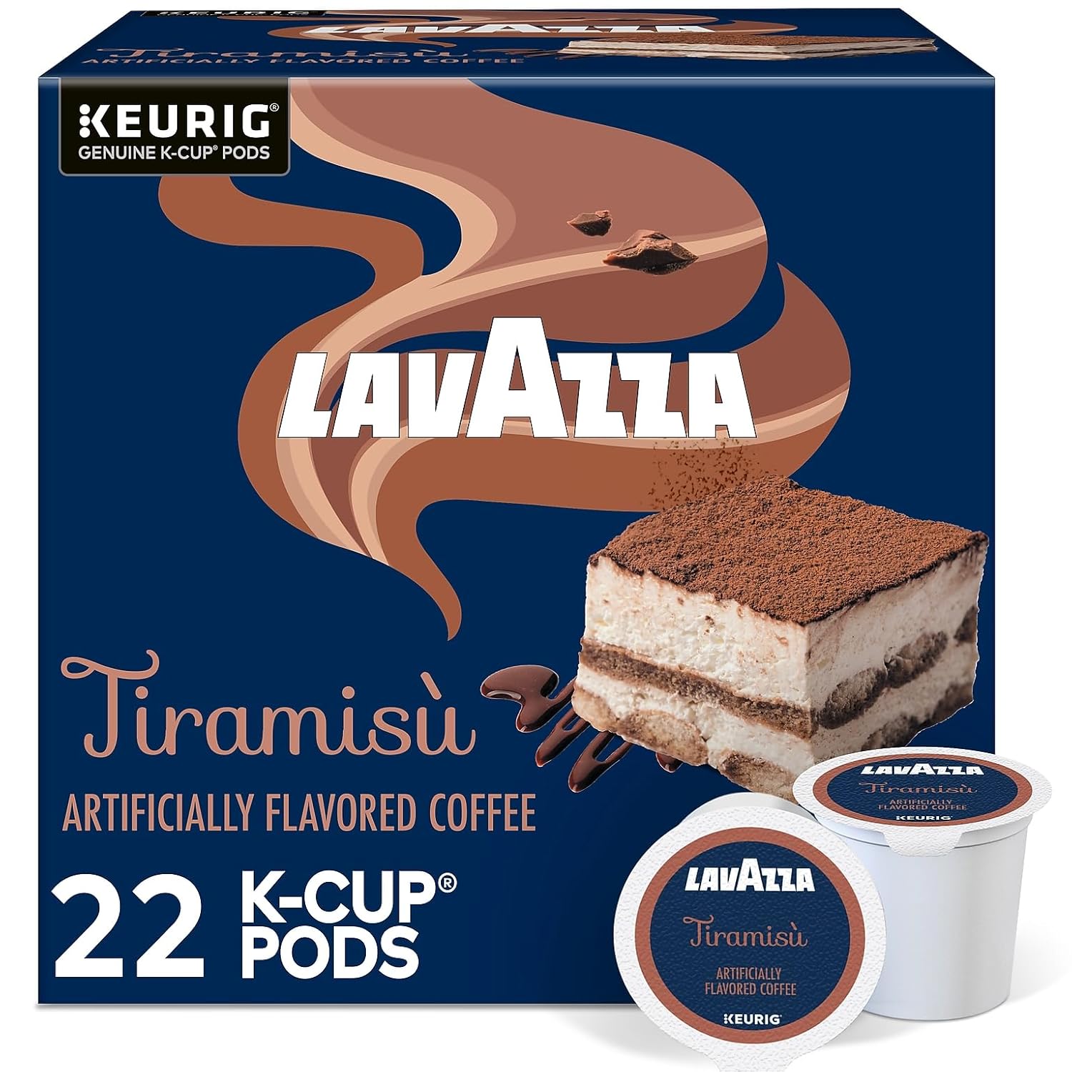 Lavazza Tiramisu Coffee Pods, 22/Box (5000384724)