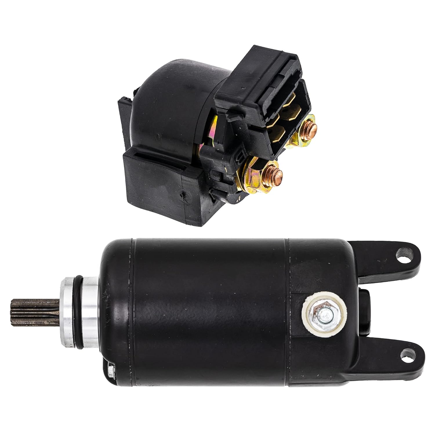 NICHE Starter Motor Solenoid Kit for Kawasaki Ninja 250R Eliminator 250 250HS 21163-1317 27010-0778 Motorcycle