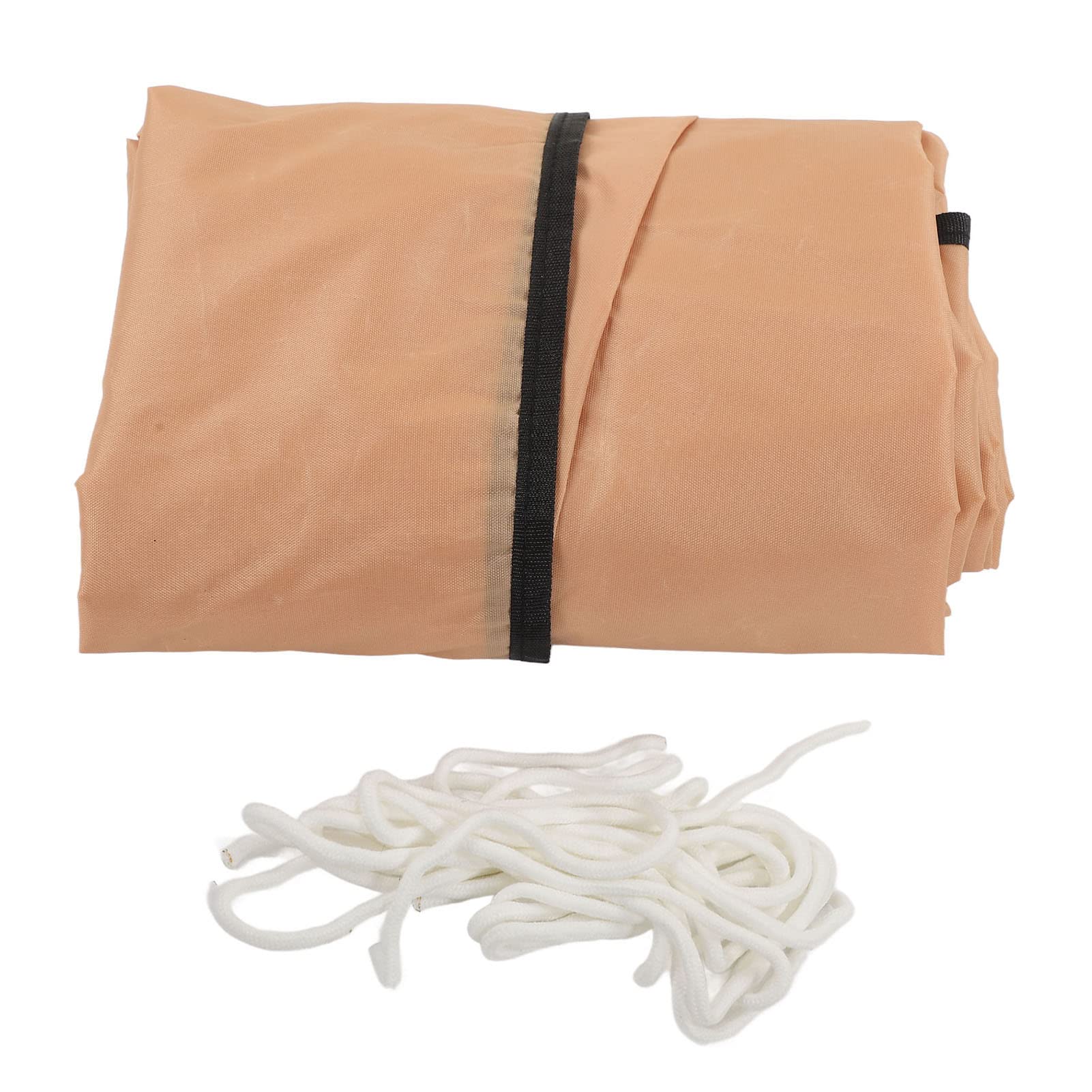 Voile d'ombrage triangulaire kaki 325x325x290cm en tissu Oxford imperméable pour extérieur