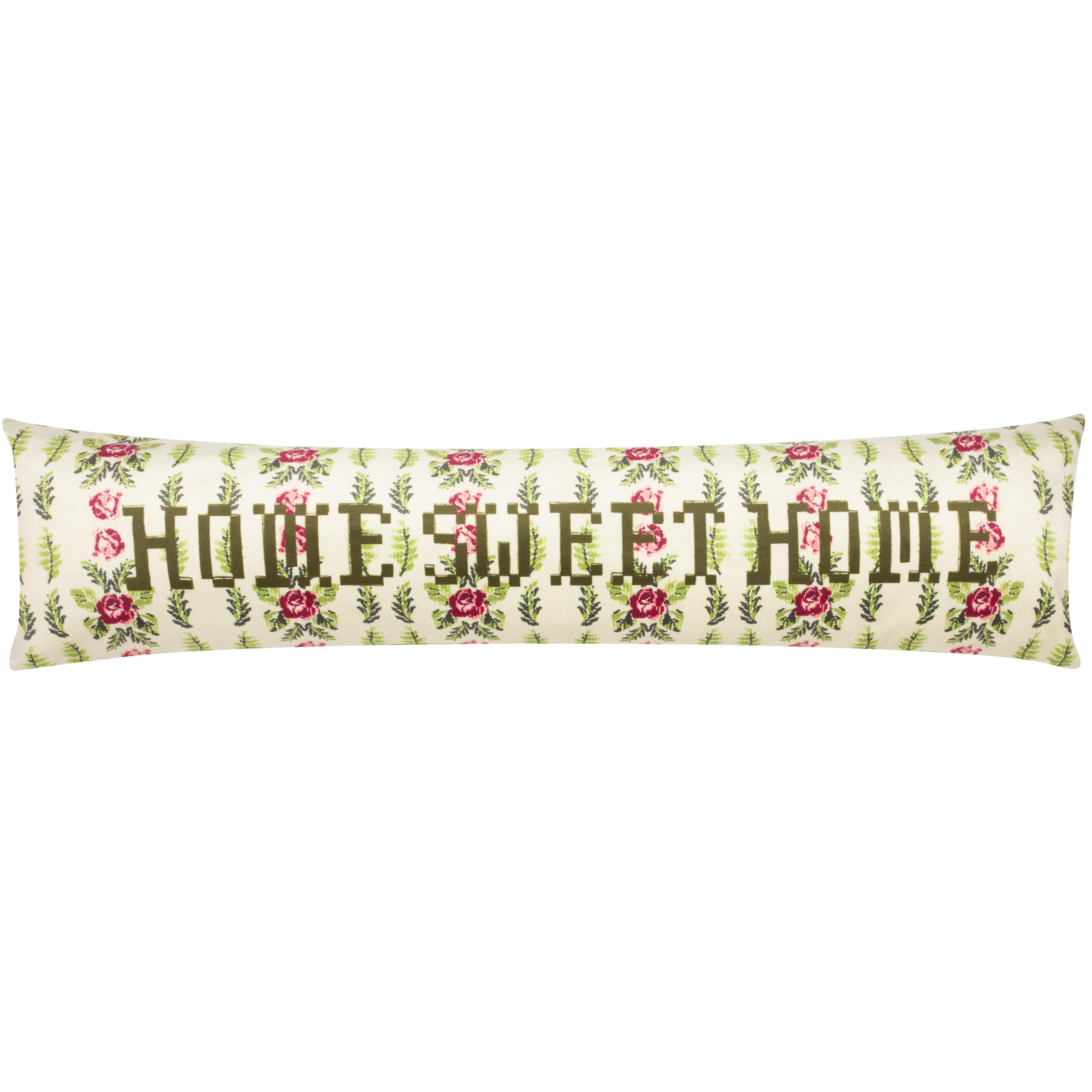 Furn. Feeoni Home Sweet Home Velvet Draught Excluder from B&Q