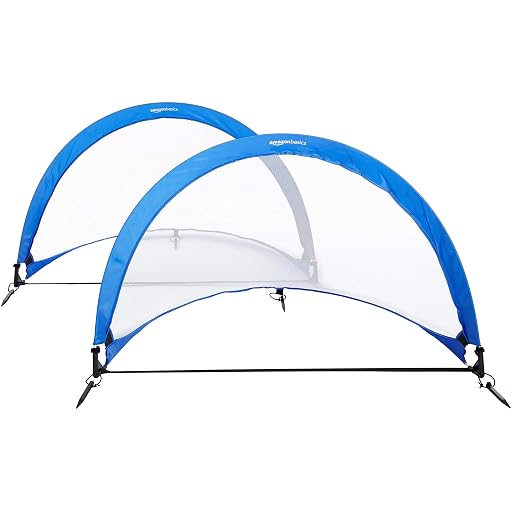 MockWares Basics Pop-Up Soccer Goals, 6-Feet