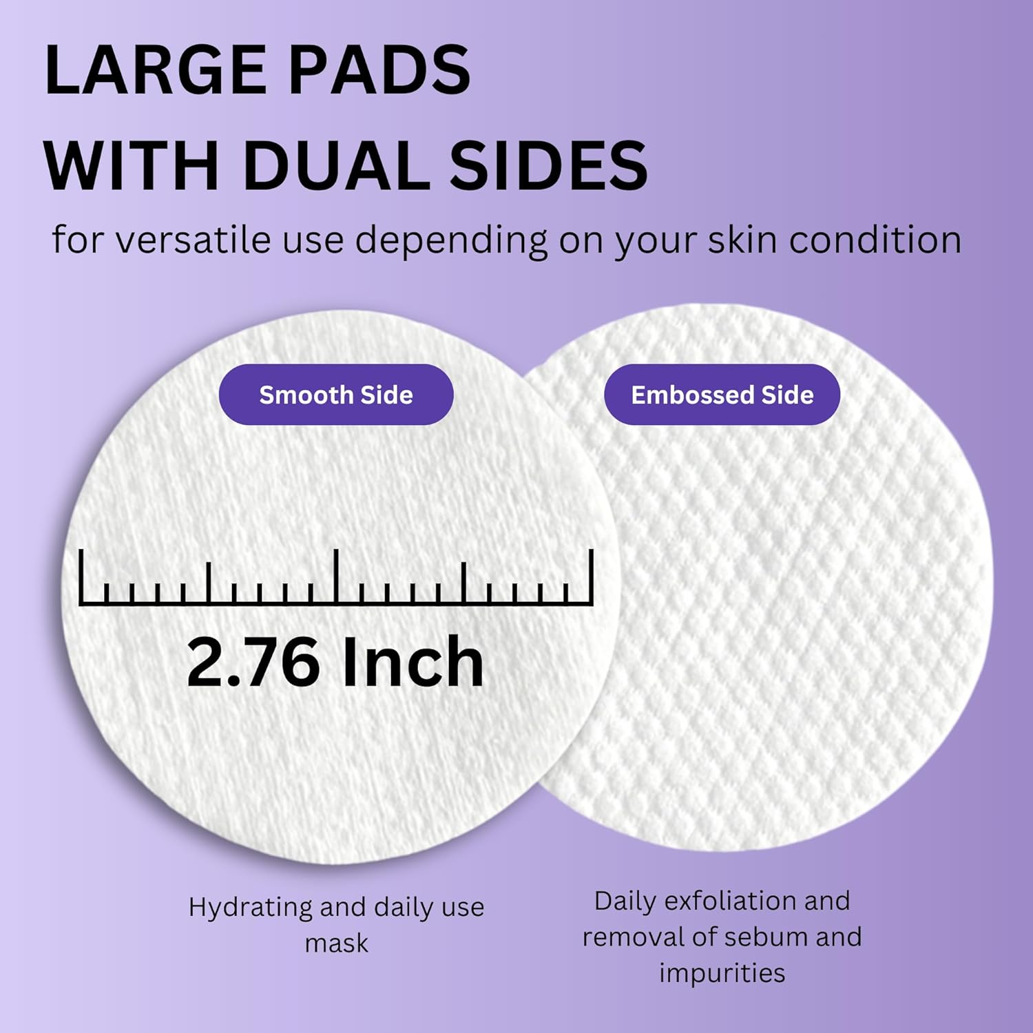 Metabiome Korean Toner Pads for Clear face Skin Care Soothing exfoliating Cotton Tea Tree Toning pad Sheet mask Blemish brightening Dry Facial Vitamin c Collagen - Image 6