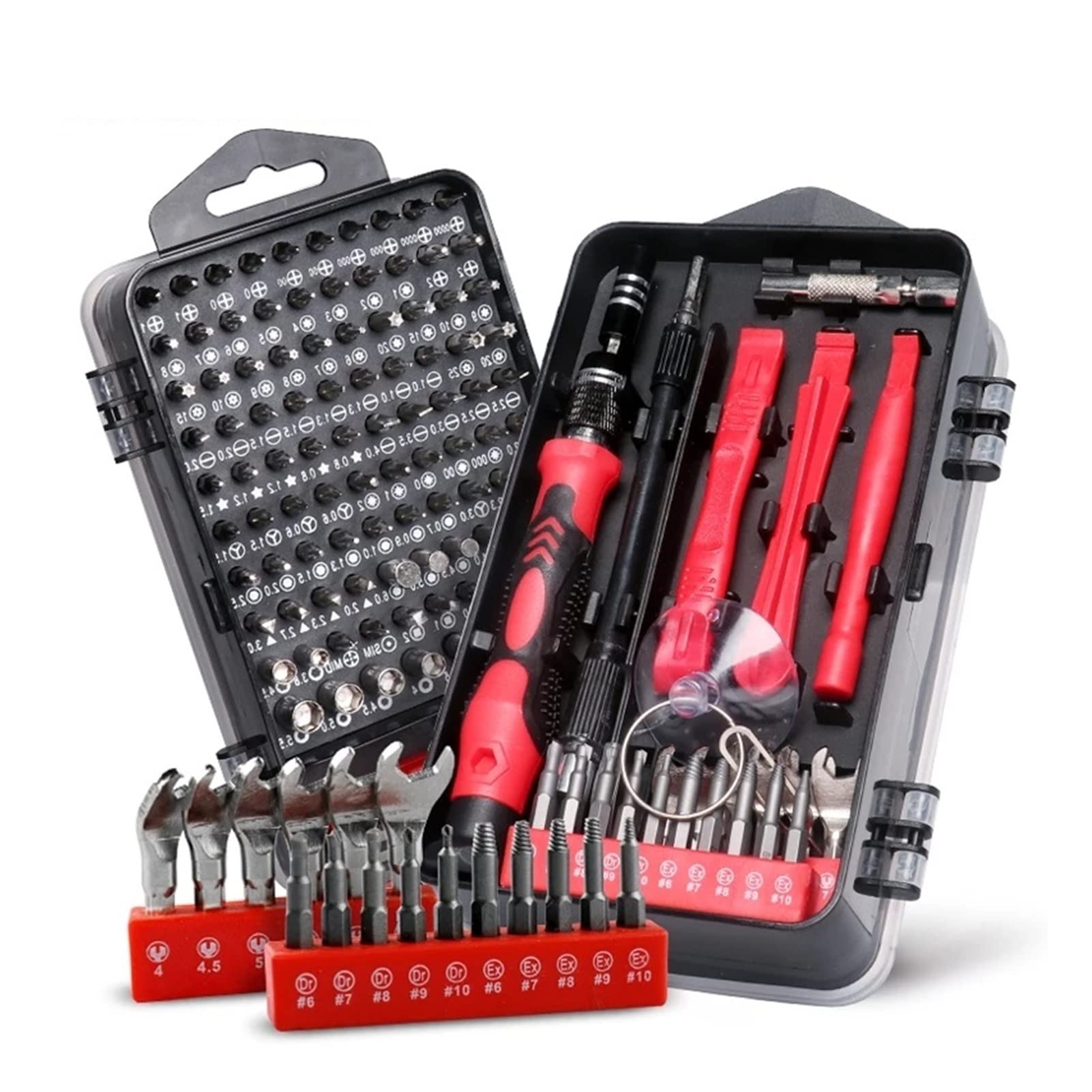 Generic Juego de destornilladores 138 en 1 destornillador de precisión magnético Phillips juego de destornilladores hexagonales reparación de teléfonos móviles herramientas manuales herramientas portá