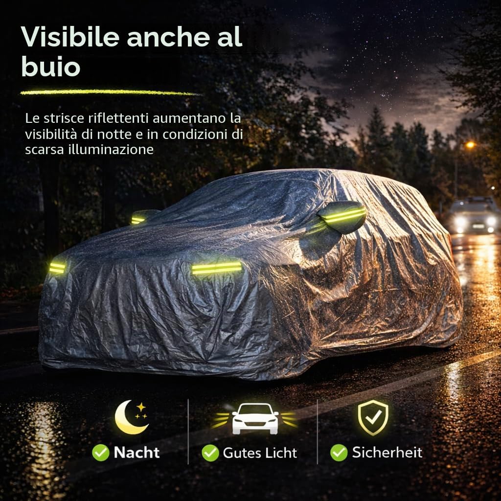 SUV Telo auto Copertura protettiva auto Garage completo Garage auto Copertura - Car Cover - Telo di copertura impermeabile - Copertura auto - Esterno e Interno - (1x SUV (490x190x180cm))
