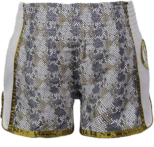 Miniatura 162 de Fluory - Pantalones cortos de lucha para muay thai, shorts de MMA, ropa de entrenamiento para lucha en jaula, grappling, artes marciales, kickboxing