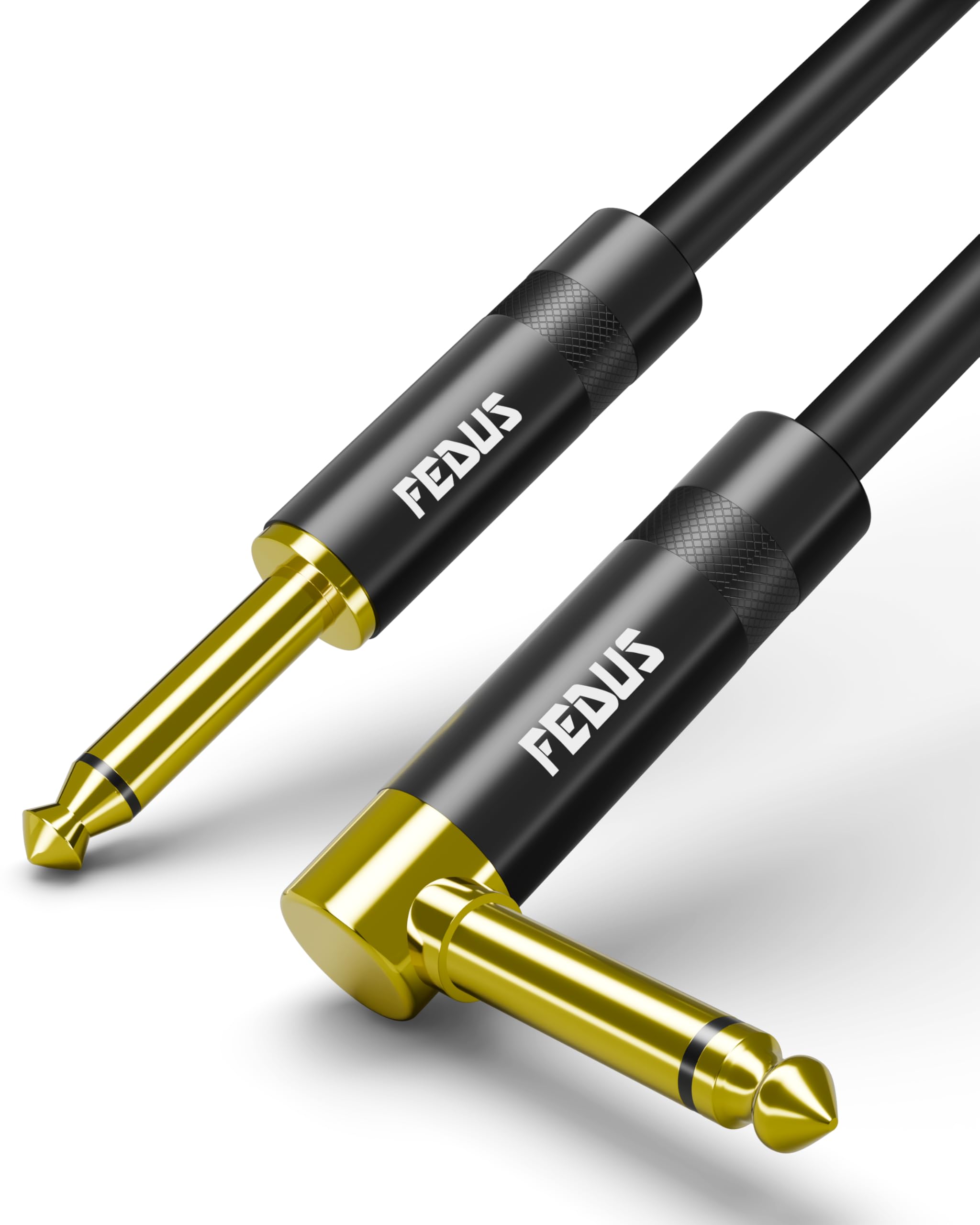 FEDUS Guitar Cable 1.5 Meter Guitar Jack Cable, Electric Instrument Cable Bass AMP Cord for Electric Guitar, Bass Guitar, piano keyboard, Mandolin, Amplifier, Speaker, 1/4 inch Mono Jack 1/4" TS Cable-image-35