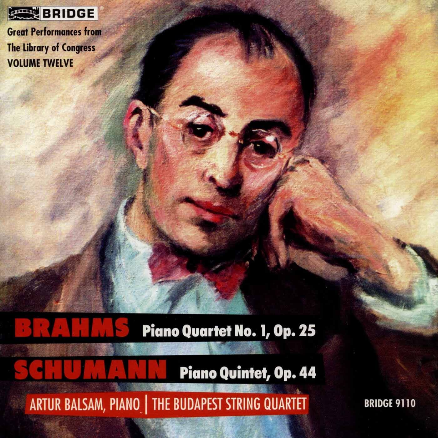 Brahms - Piano Quartet, Op 25, Schumann - Piano Quintet, Op 44