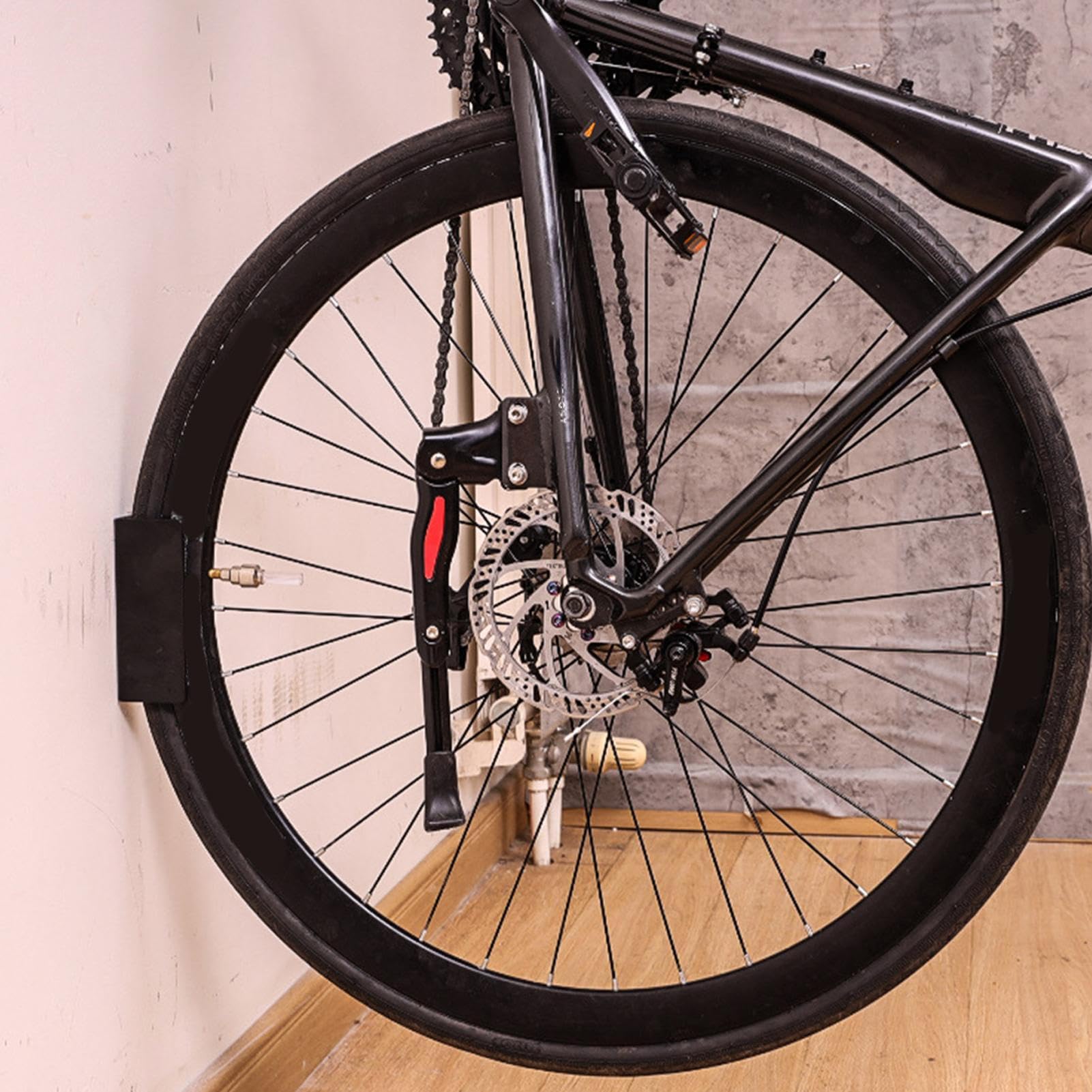 Wandhalterung Fahrrad Hänger Fahrradständer Für Wandmontage | Platzsparender Vertikaler Stabiler Halter Für Haushalt Outdoor Werkstatt Fitnessraum Gewerbe