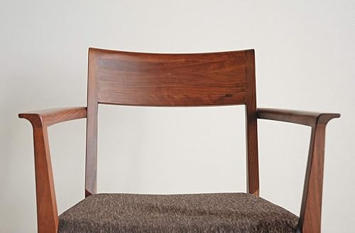 Miniatura 8 de モリタインテリア工業 Morita Interior Industries Neos 281644 - Silla de comedor, marrón/marrón Anerca, ancho 22.4 x profundidad 19.7 x alto 30.7 x altura