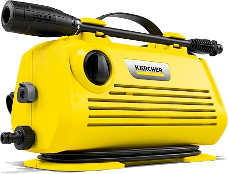 Karcher Pressure Washer K 2 Horizontal, Vario Power Spray Wand - for Cars, Decks, Driveways, Siding, Patios, max. 2000 PSI 1.2 max. GPM