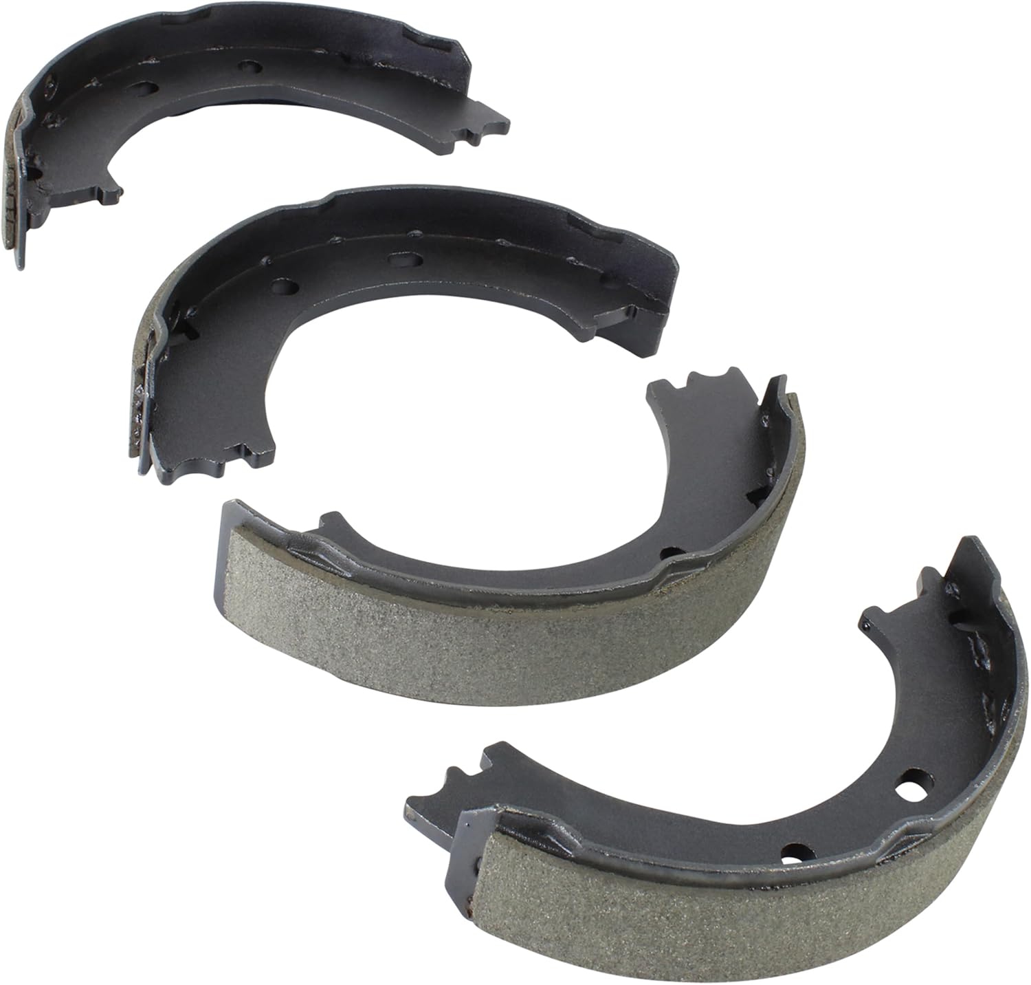 QUALITY-BUILT Rear Parking Brake Shoes, FPS852, Compatible with 2002-2008 Chrysler/Dodge/Ford (Aspen,Durango,E-150,E-150 Club Wagon,Econoline,Ram 1500,Ram 1500 Van)