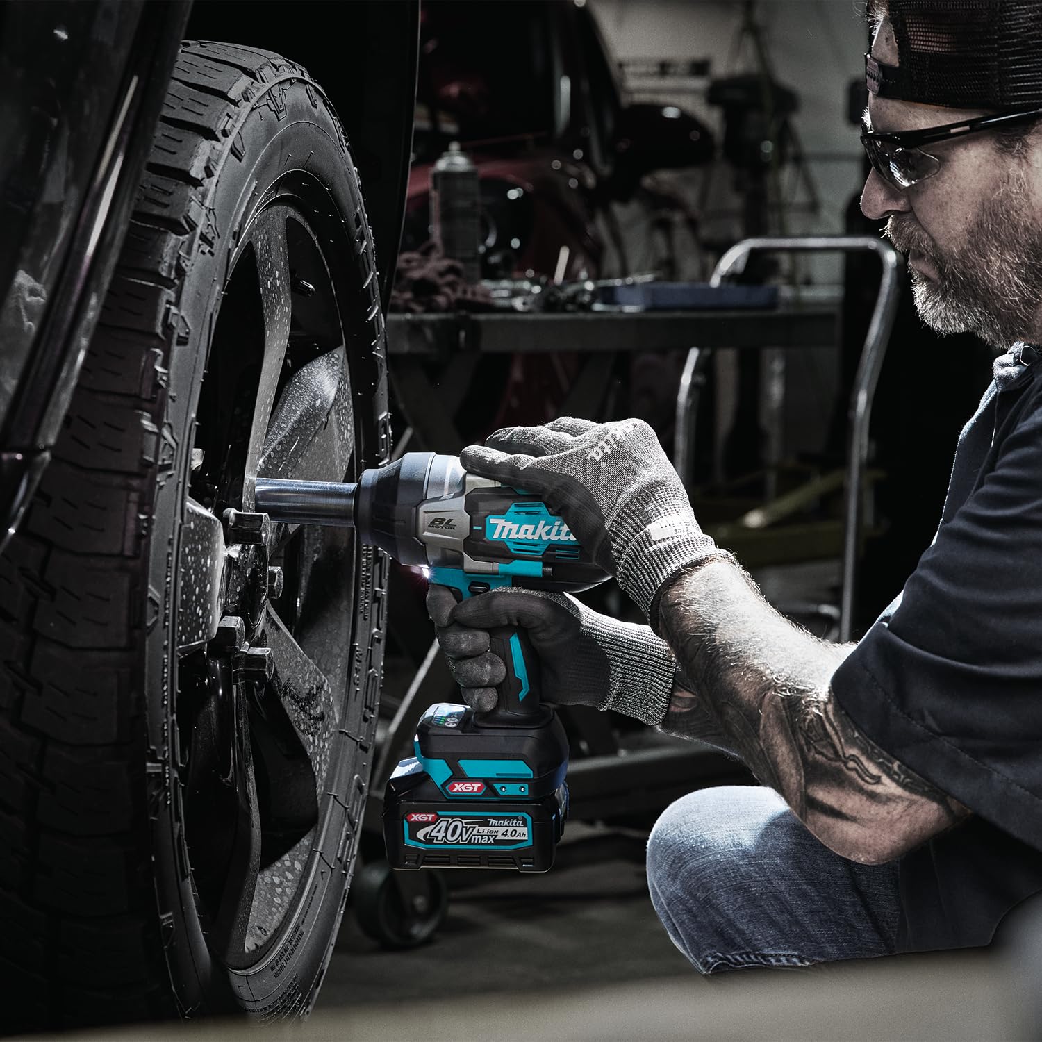 Makita XGT TW003GZ Clé à chocs sans fil, 40 V, 1360 Nm, 1/2", 1800 tr/min, modèle