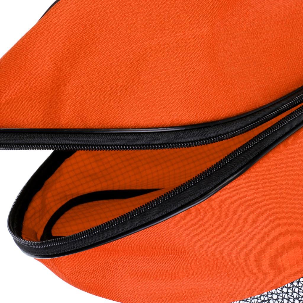 Trendy Retail Waterproof Football Volleyball Basketball Carry Shoulder Bag Handbag Orange