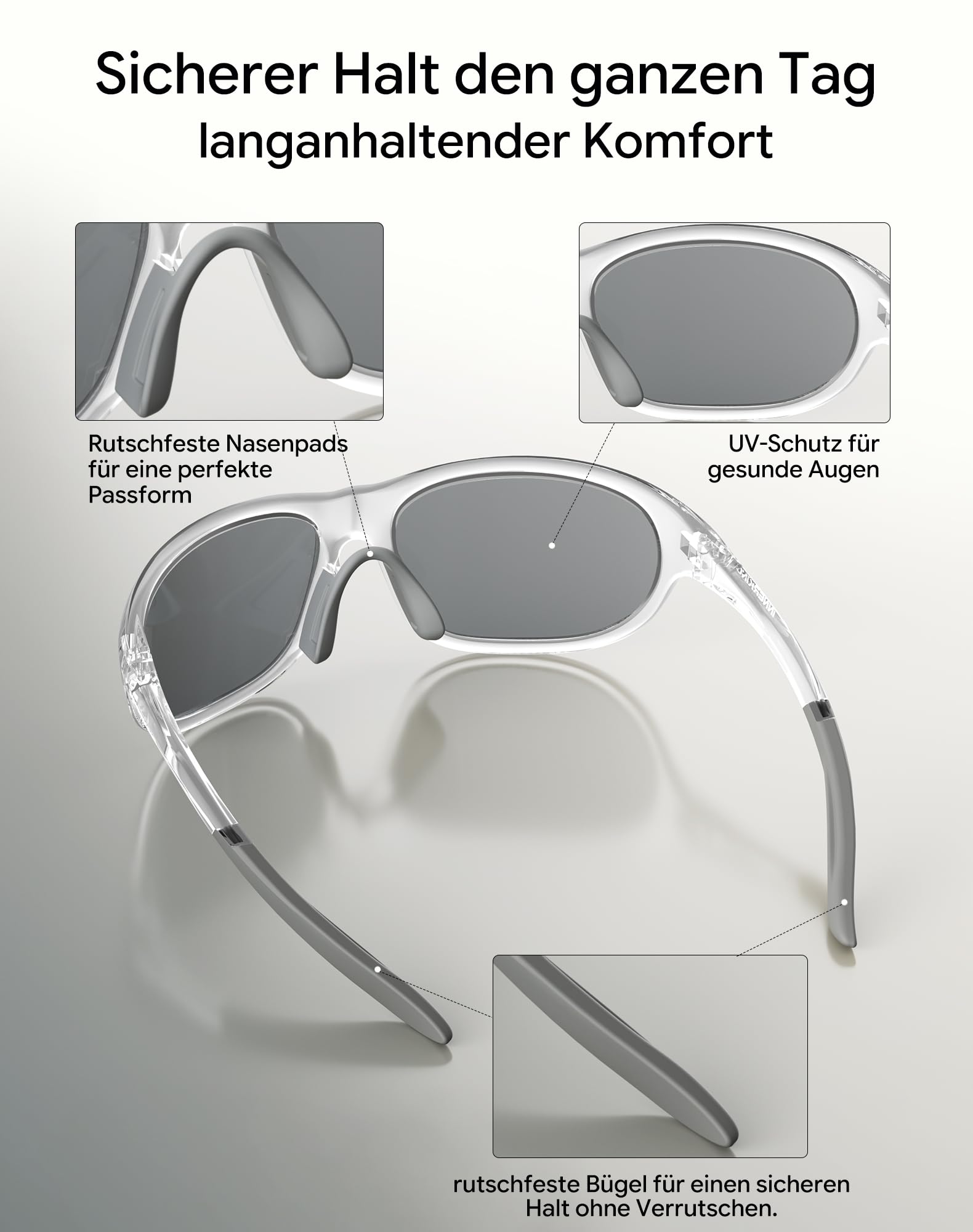 InnerKing Fahrradhelm mit Fahrradbrille Set für Damen & Herren | Sicherer & Leichter Radhelm für die Stadt, Urban Pendler & Rennrad, Belüftet, Fahrradhelm mit Reflektoren City- & Rennrad