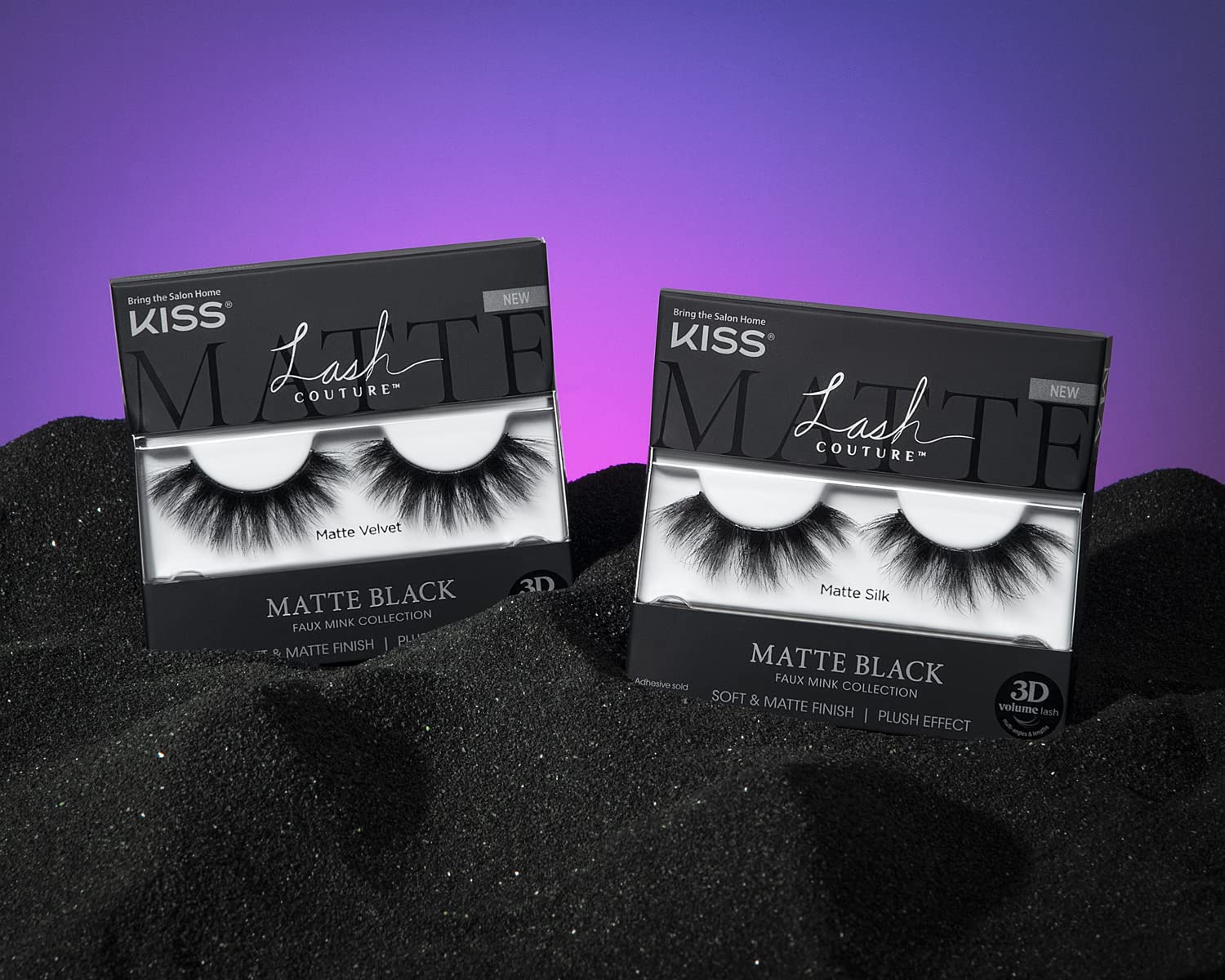 Kiss sztuczne rzęsy Faux Mink 3D Matte Collection - Matte Velvet