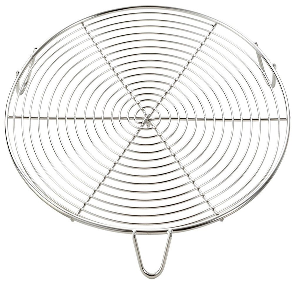 Kai KAI Cake Making Set, Hole Cake Mold, 7.1 inches (18 cm), Aluminum, Fluorinated & Cake Cooler, 8.7 inches (22 cm), Made in Japan