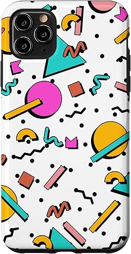 Miniatura 13 de iPhone 15 Pro Vintage Geometría Forma Patrón Retro 80s 90's Nostalgia Case