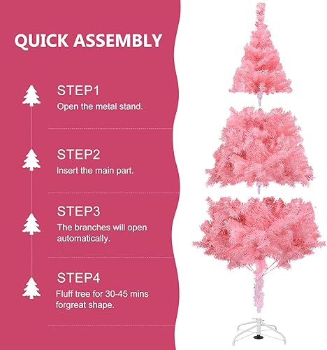 Miniatura 5 de Arthas Árbol de Navidad negro de oropel de Halloween de 6 pies para decoración del hogar, oficina, fiesta, Navidad, vacaciones, temporada,