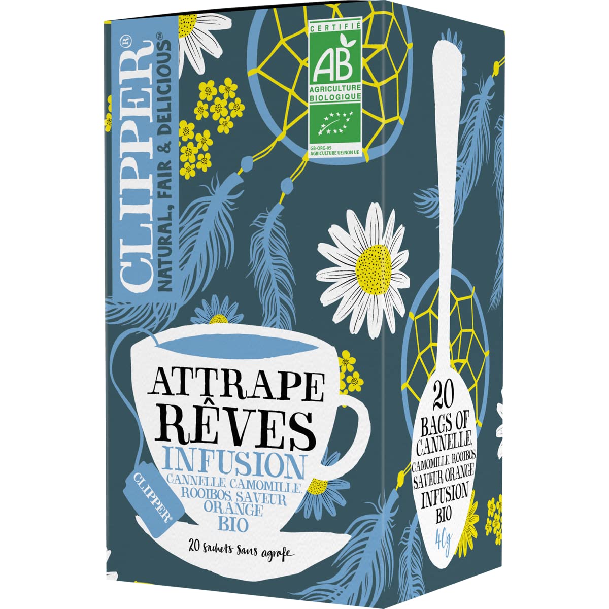 CLIPPER Infusion - Atrapasueños (6 unidades, 40 g, 6 unidades, incluye 6 unidades)