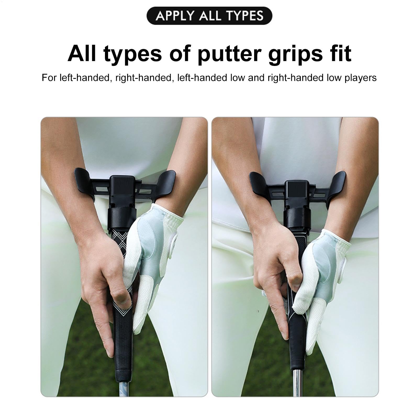 Accuracy Training Putter, Golf Swing Aid, Golf Training Accessory, Putting Swing Trainer, Lightweight Putting Aid, Wrist Training Aid 12.5x9.5x8.5cm/4.92x3.74x3.35 Inches for Men & Women