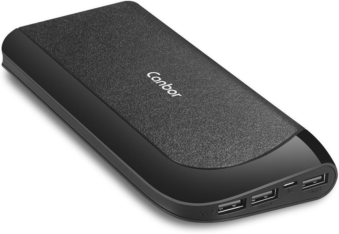 Power Bank, Canbor Portable Charger 22000mAh Smart Output 3 USB Ports External Battery Pack for iPhone iPad Samsung and more Smartphones Tablets