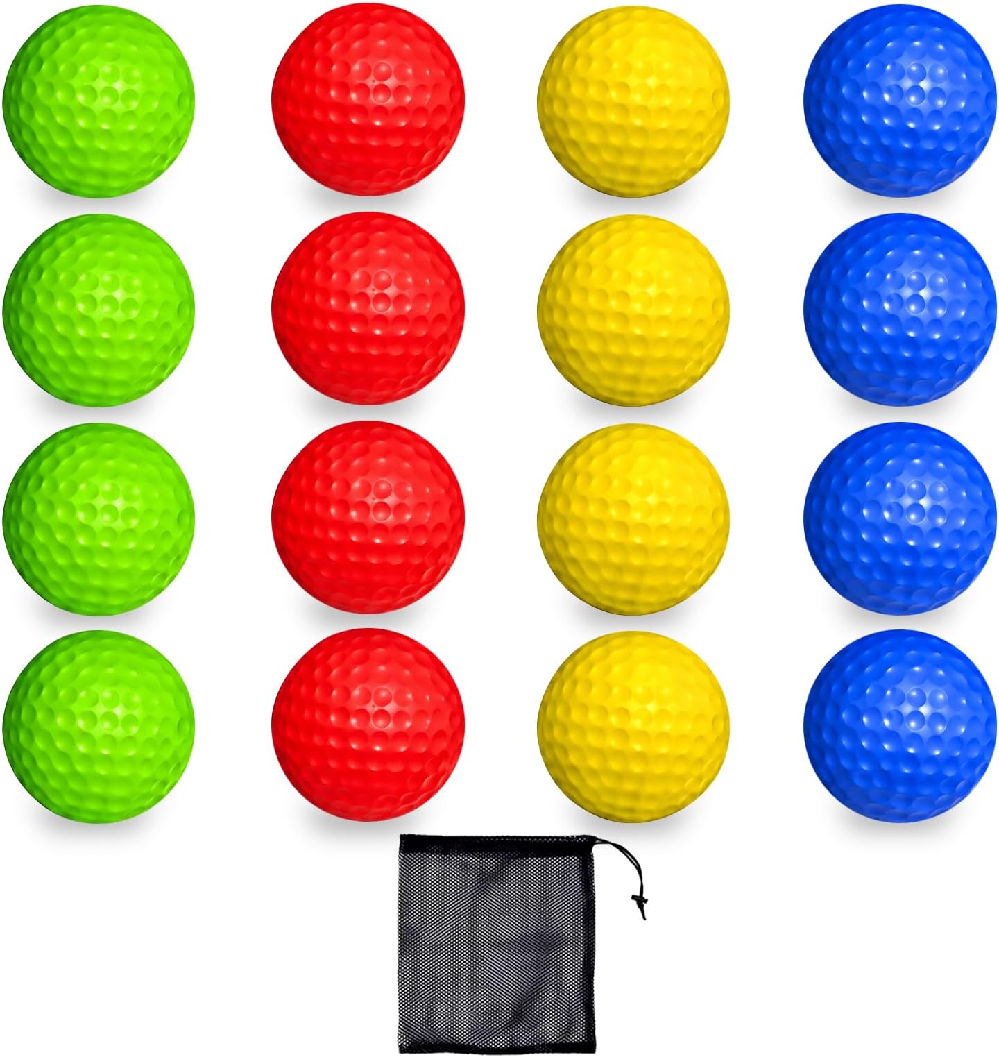 Foam Golf Practice Balls 16 or 54 Pack Soft Limited Flight Golf Balls, Perfect for Indoor and Backyard Swing Practice!โฆ