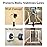 Wall Nanny Mini (4 Pack - Made in USA) Smallest Low-Profile Wall Protector for Baby Gates - Perfect in Doorways - Best Saver Cups Guard Trim & Paint for Child Dog Pet & Safety Pressure Gate (Brown)