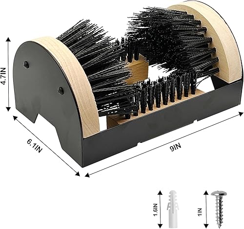 Miniatura 2 de Cepillo rascador de botas, cepillo limpiador de zapatos, cepillo rascador limpiador de zapatos, limpiador de botas resistente, uso en interiores y