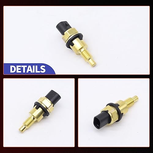 Miniatura 7 de HiSport Sensor de temperatura del refrigerante del motor, compatible con Buick Cadillac Chevrolet GMC Reemplaza 12650595 2112025