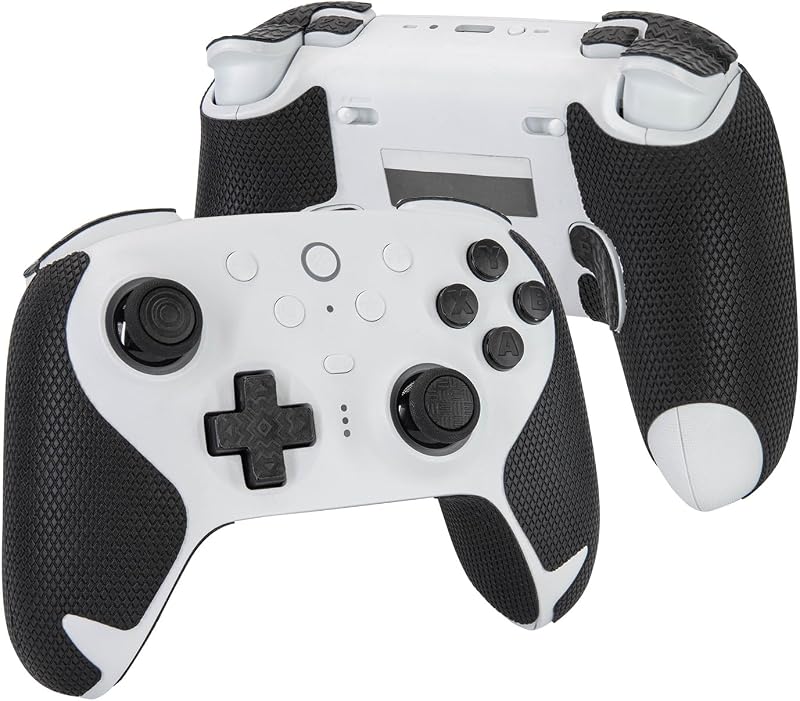 TALONGAMES Controller Grips Tape Compatible with 8BitDo Ultimate 2 Bluetooth/Wireless,Anti-Slip, Sweat-Absorbent,Textured Skin kit,for Controllers Handle Grips,Buttons,Triggers (Black,Classic Version)