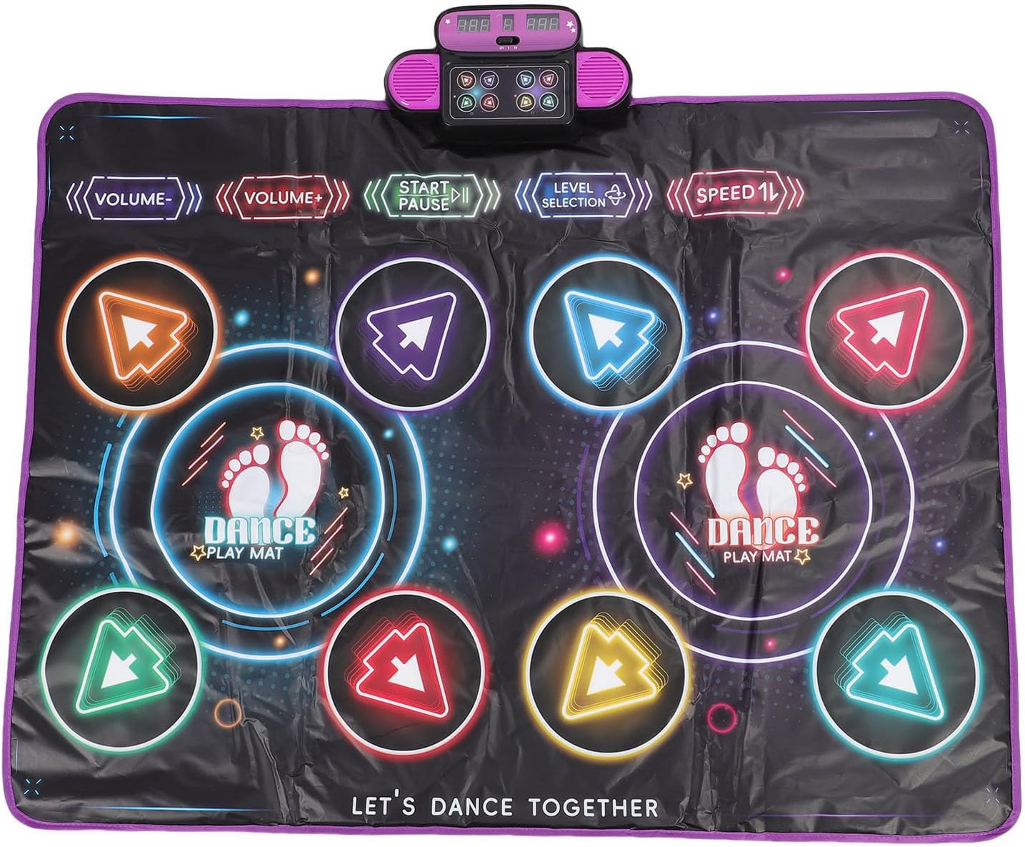 Diyeeni Exercise Dancing Mat, Dance Mat Easy Control for Home